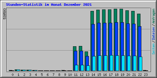 Stunden-Statistik im Monat Dezember 2021